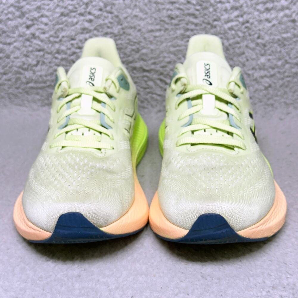 Asics GT-2000 12 Womens Size 10 Running Shoes Glow Yellow Green Aquamarine Mesh - Picture 2 of 9